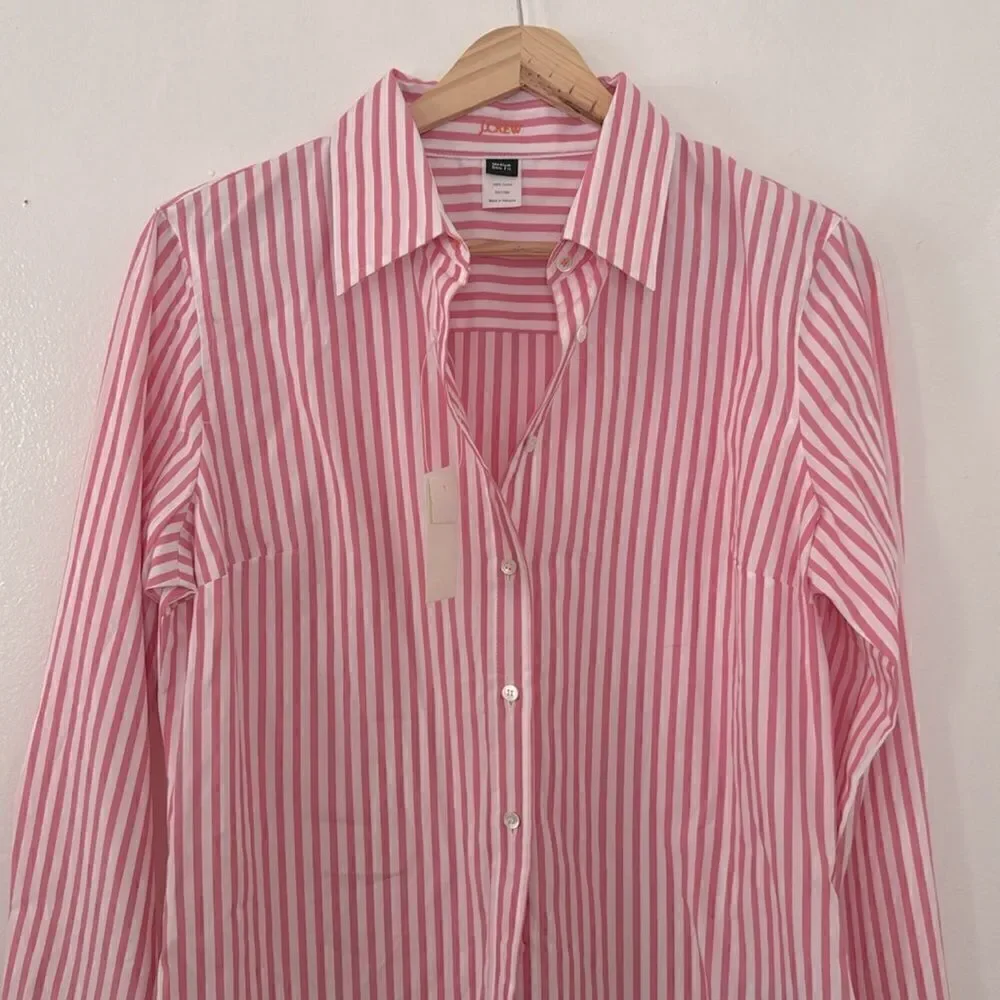 J. CREW medium slim fit Long sleeve shirt NWT - Picture 2 of 5